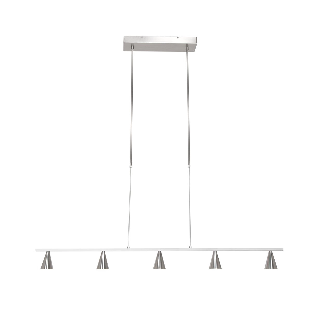 Design-Hängelampe Vortex 120 cm – Edelstahl Steinhauer 8712746135459