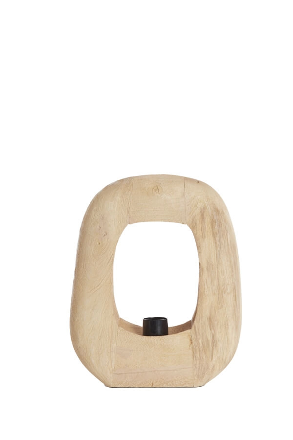 Leichte Tischlampe aus Holz Kelafo 24 x 30cm Light & Living 8717807701093