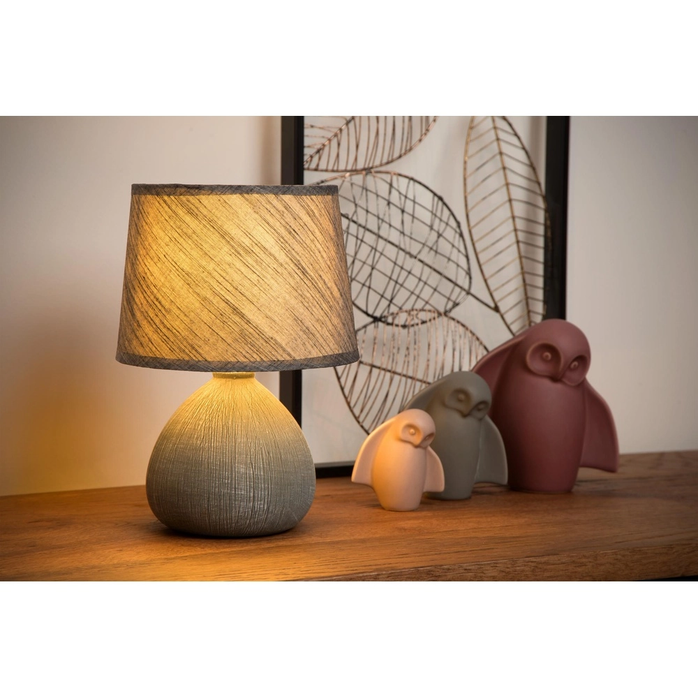 Tischlampe Ramzi Grau Lucide 5411212470164