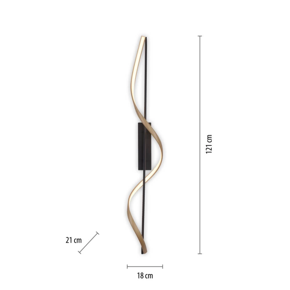 Deckenleuchte Q-Swing Anthrazit Paul Neuhaus 4012248373774