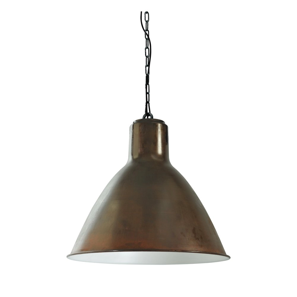 Pendelleuchte Industria 58 Kupferbraun mit schwarz