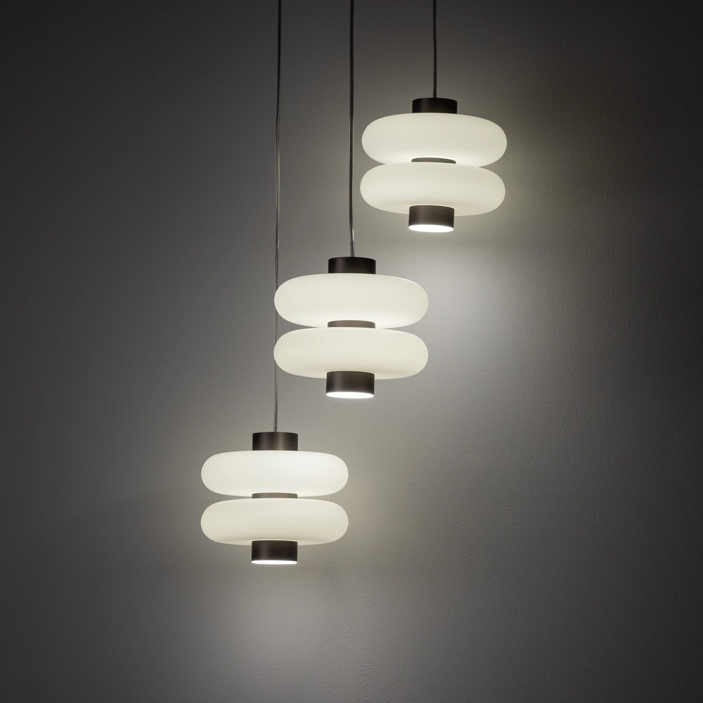 Design-Pendellampe Lunari Led 3-hellgrau Lyora 5903139119825