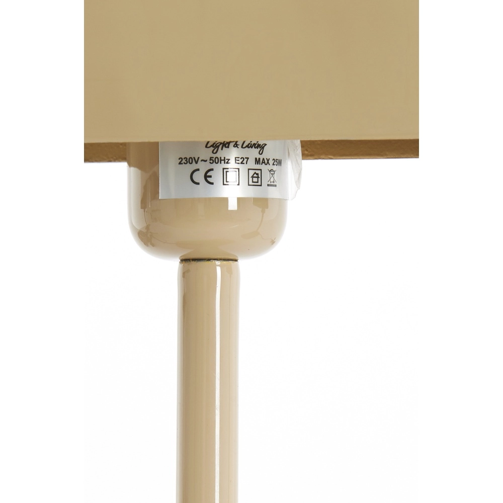 Nachttischlampe Elenie 20x10 cm – Glanzsand Light & Living 8717807818739