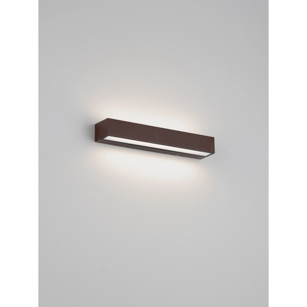 Elegante Wandlampe Lane rostbraun 36cm - 28W Lyora 5212017496836