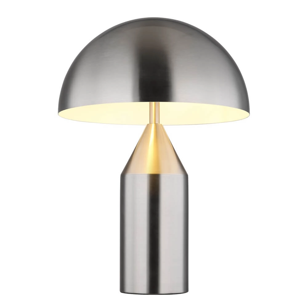 Design-Tischleuchte Atoma Nickel
