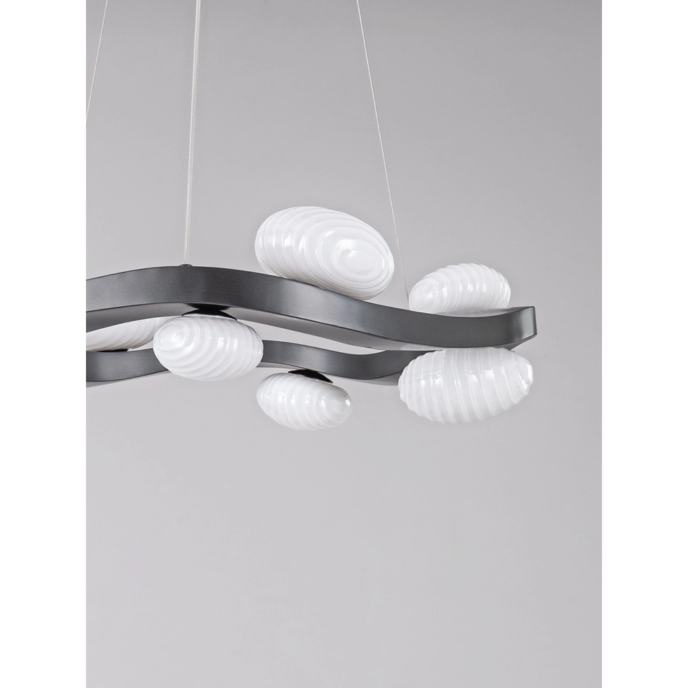 Design-Pendellampe Severo Schwarz-Weiß Lyora 5212063500365