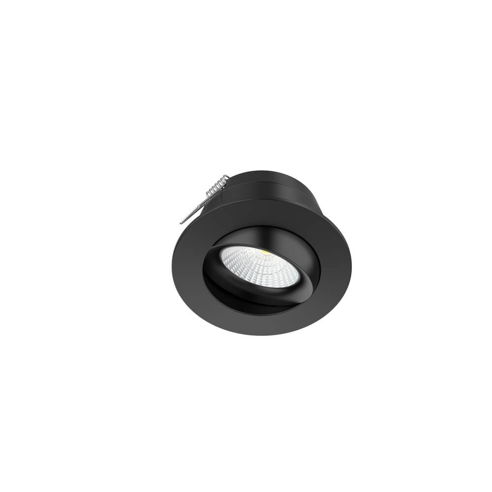 LED-Einbaustrahler Tevo schwarz - 3000K Lyora 4255805301616