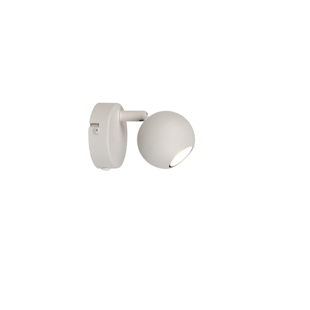 Oberflächenmontierter Spot Enaro Single Grey