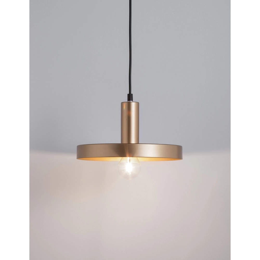 Design-Pendelleuchte Garni Einzel Gold