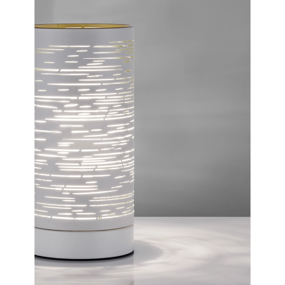 Tischlampe Zane weiß Lyora 5212017432421