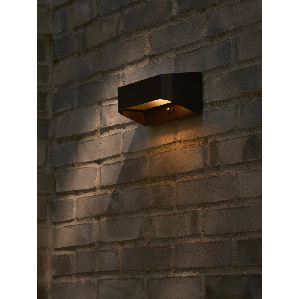 Schwarz Marcellio Solar  Lampe mit Sensor Nordlux 5704924025570