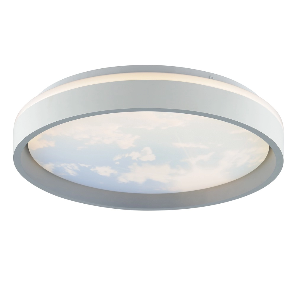 Deckenlicht Sky-Dream Weiß mit grauem Ø 39 cm Brilliant 4004353473982