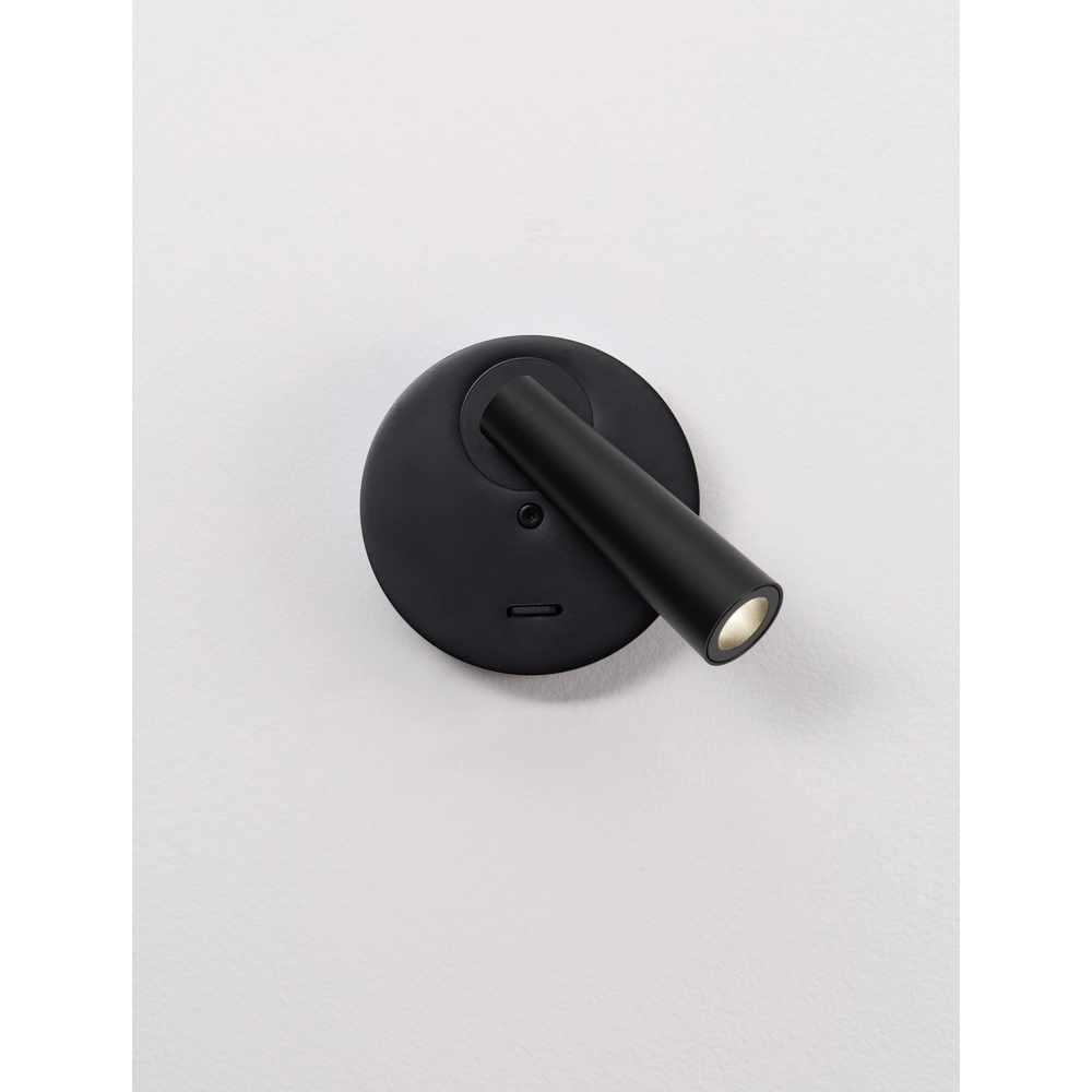 Nachttischlampe Tico schwarz Lyora 5212017473172