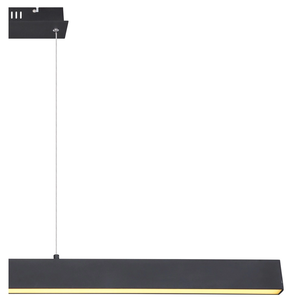 Elegante Pendellampe Verena Schwarz 121 cm Globo 9007371404599