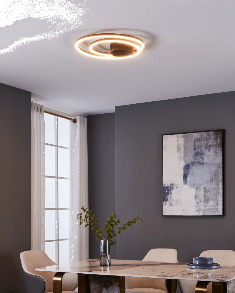 Design-LED-Deckenleuchte Ruotale Ø 45cm Eglo 9008606244096