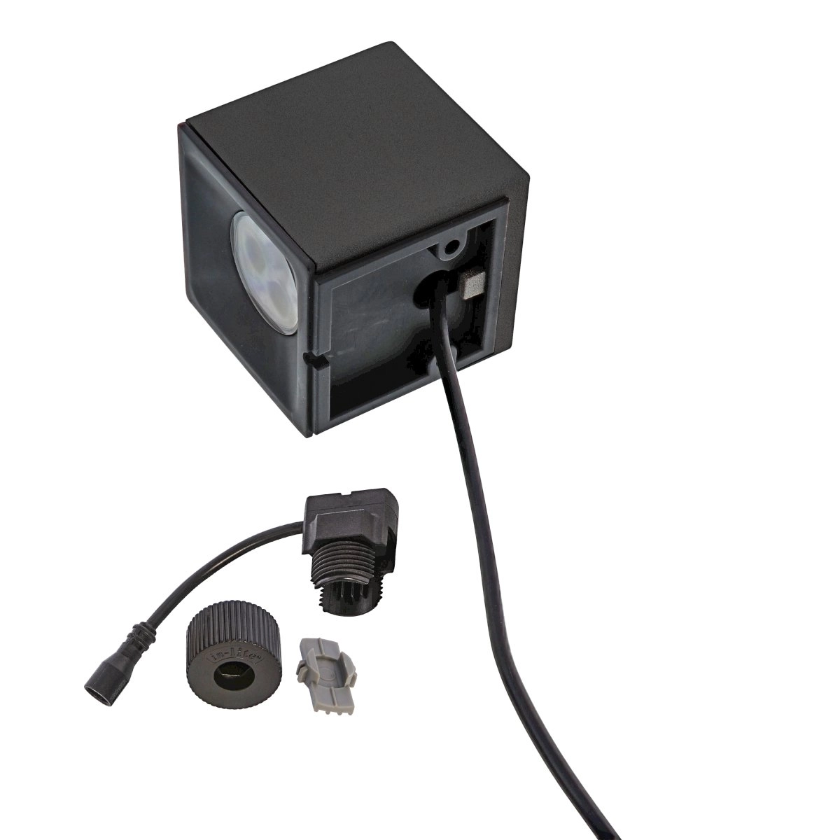 Wall spot Big Cubid Dark 12 volt LED In-lite 8717051004018