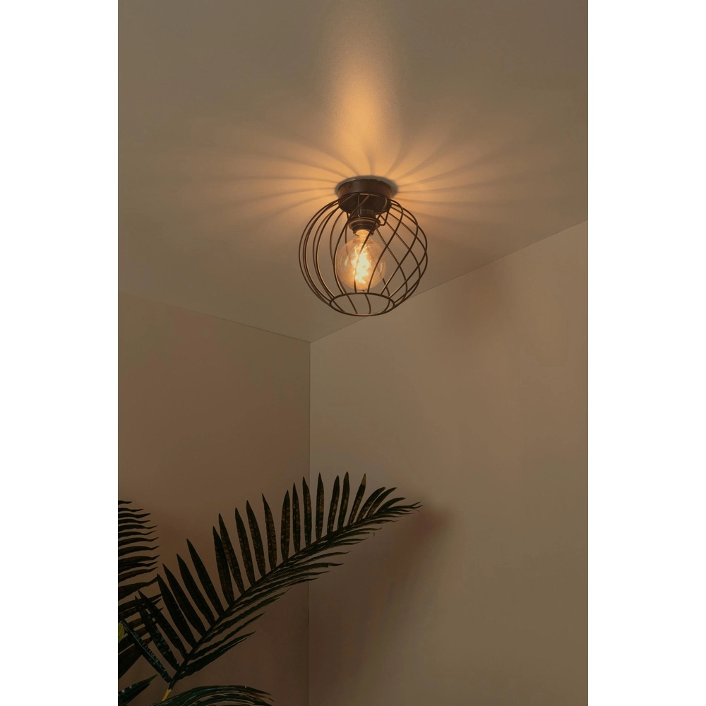 Deckenlampe Danza schwarz Ø 25 cm Lucide 5411212211477
