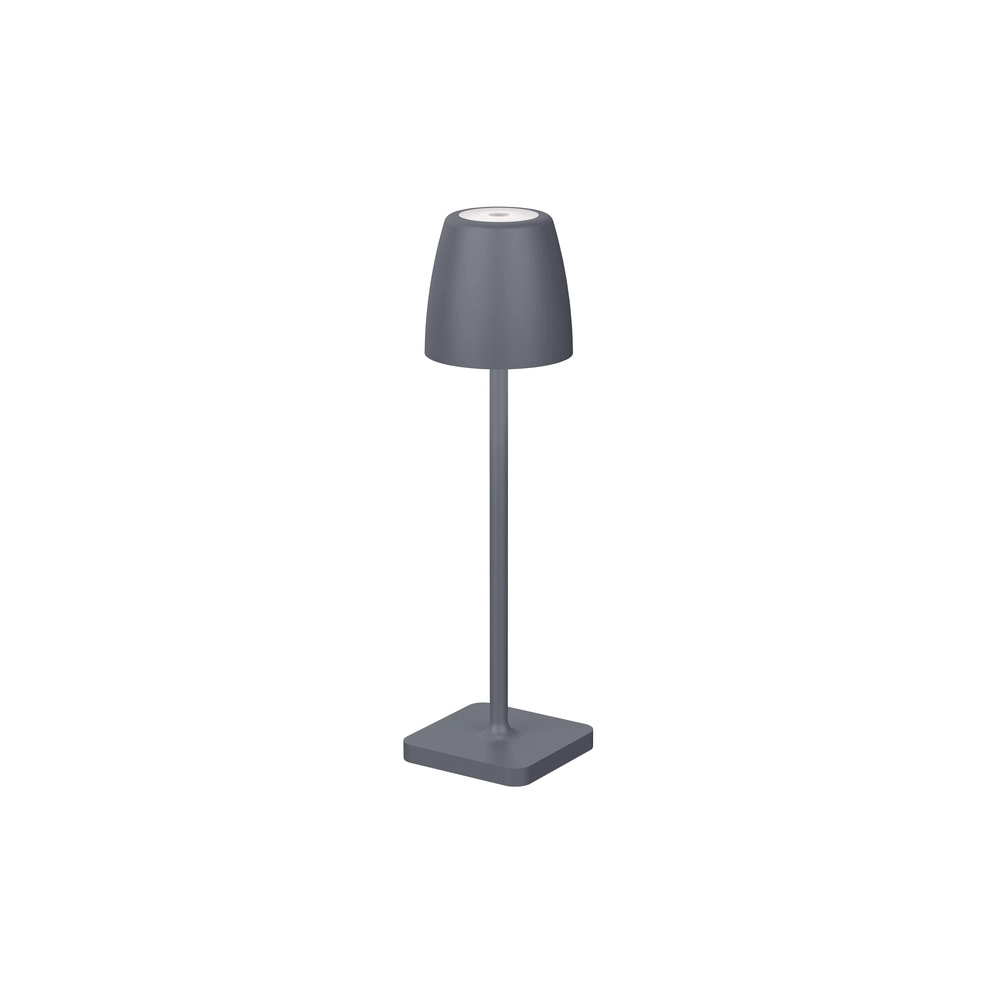 Tischlampe Colt Grau wiederaufladbar Lyora 5212017444868