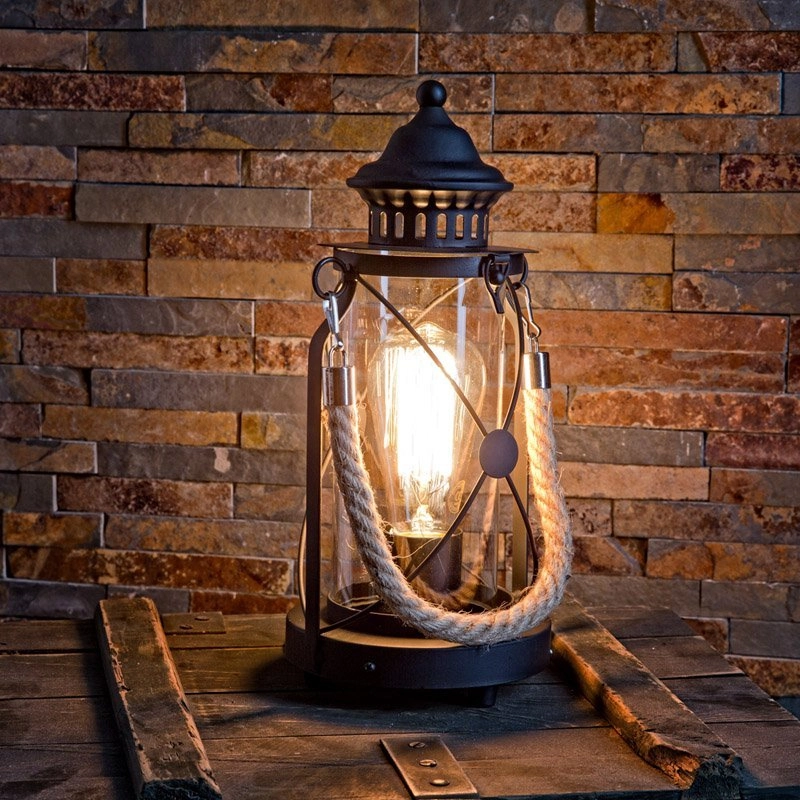 Tischlampe Bradford antikes Schwarz Eglo 9002759492830