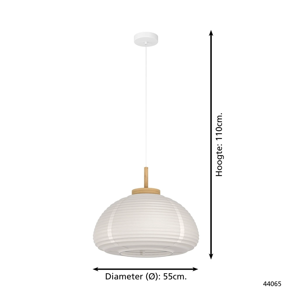 Pendellampe Summerhill Ø 55cm – Reisepapier Eglo 9002759440657