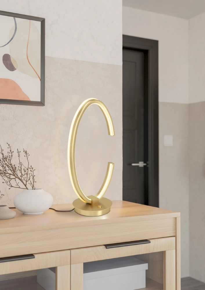 Design-Tischlampe Bogado Gold mit CCT Stars of Light 9008606357925