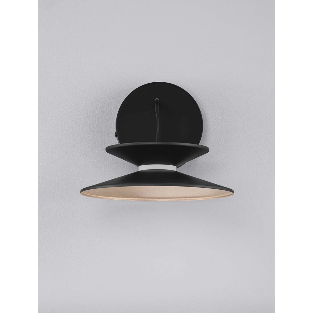 Design-Wandleuchte Morfi schwarz Lyora 5212017458506