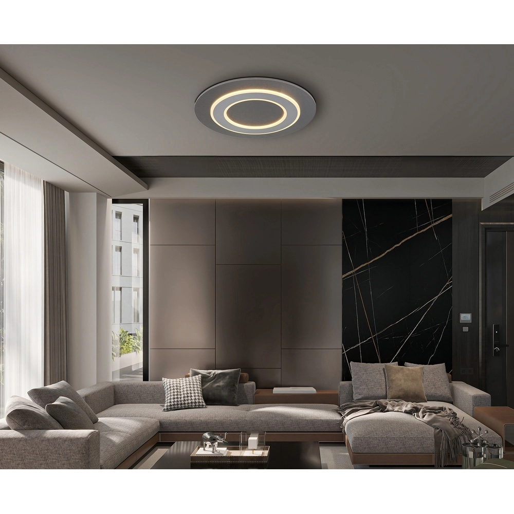 Design-Deckenlicht Jayden Anthrazit Ø 48 cm Globo 9007371475292