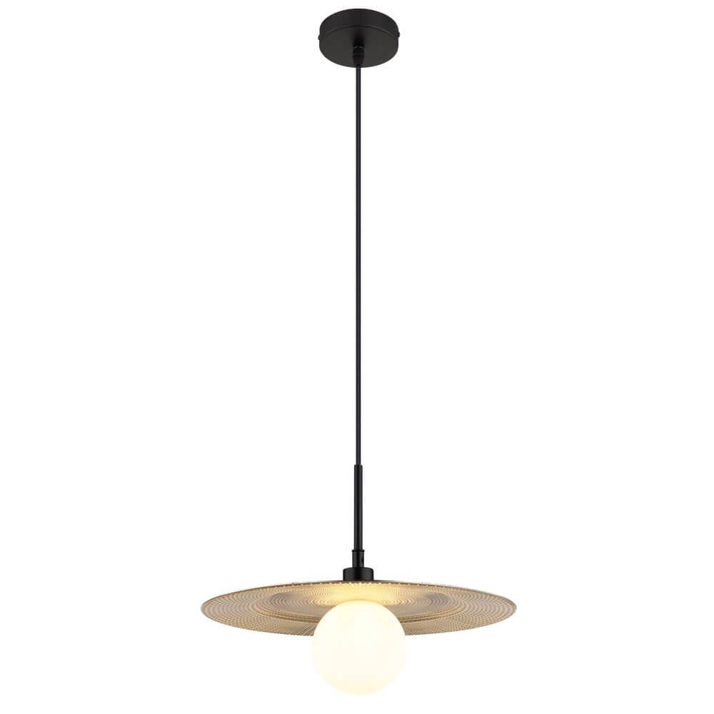 Goldene Pendelleuchte Riga Ø 33cm Globo 9007371459018