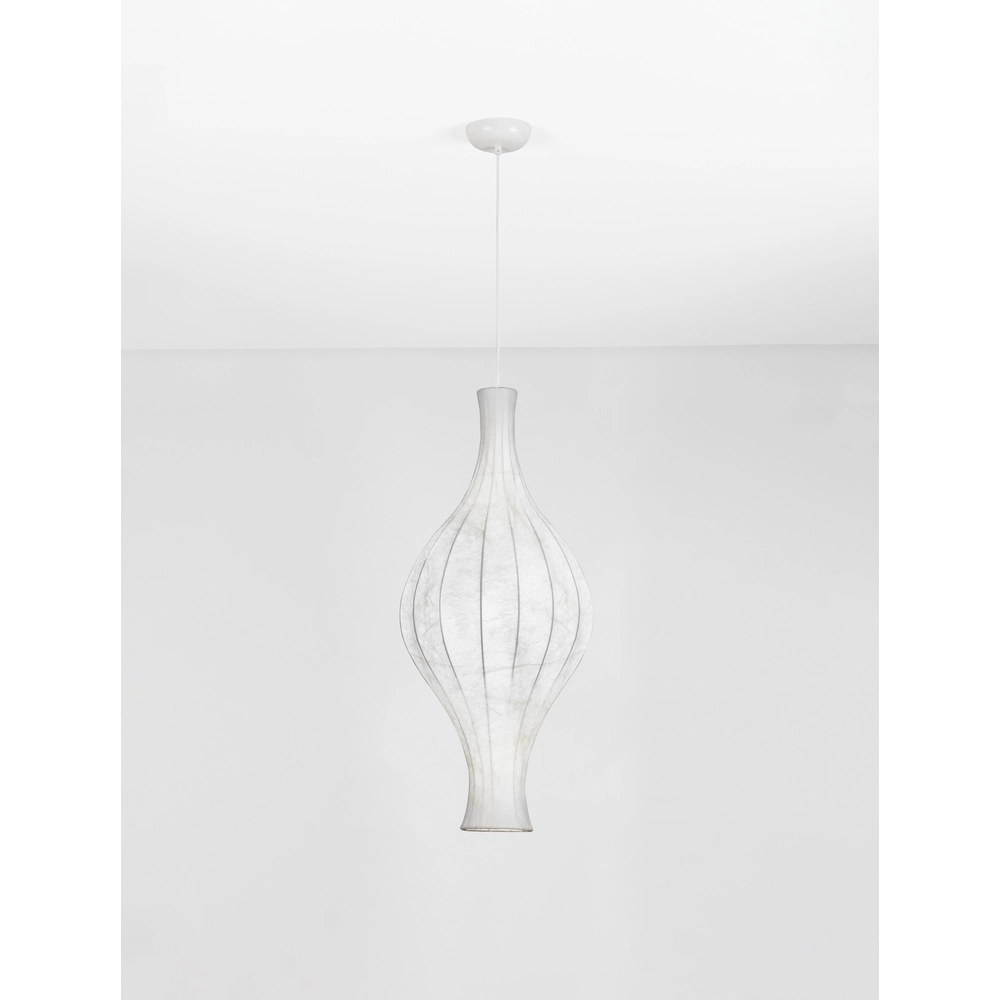 Weiße Pendelleuchte Seda Ø 38cm Lyora 5212017477873