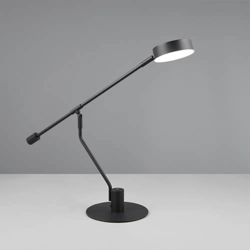 LED-Schreibtischlampe Manduro Schwarz Trio 4017807615999