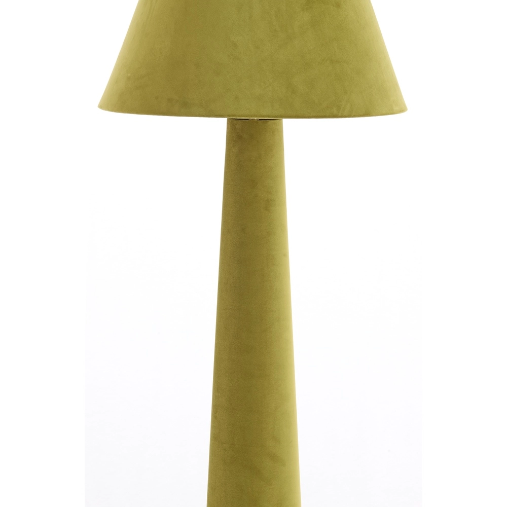 Stehlampe Devia Ø 50cm - Samt - grün Light & Living 8717807759537