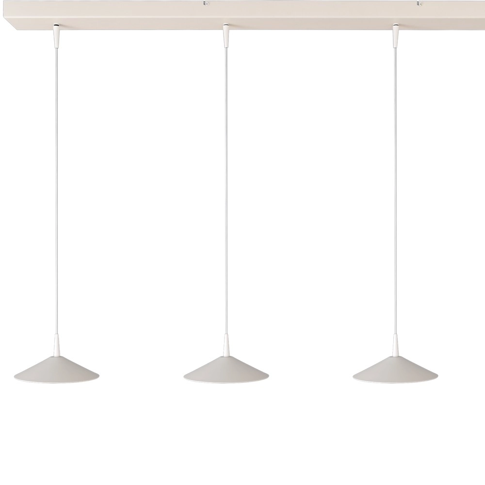 4-Licht Pendellampe Ceppo weißer Ø 18 cm Masterlight 8718121347356