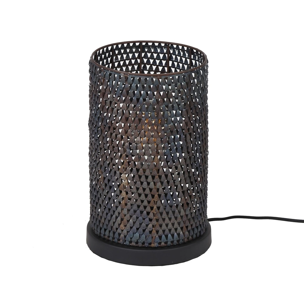 Tischlampe mit maßstabsgetreuem Aussehen Armor Ø 20cm Lyora 8716803512931