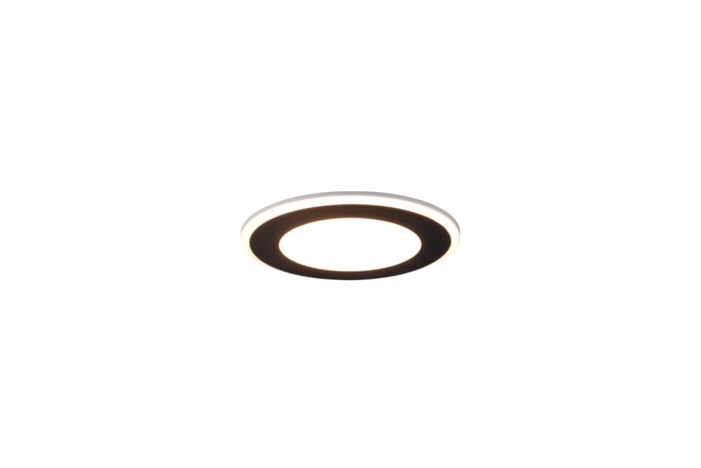 Einbaubeleuchtung Aura 14,8 cm schwarz Trio 4017807504101