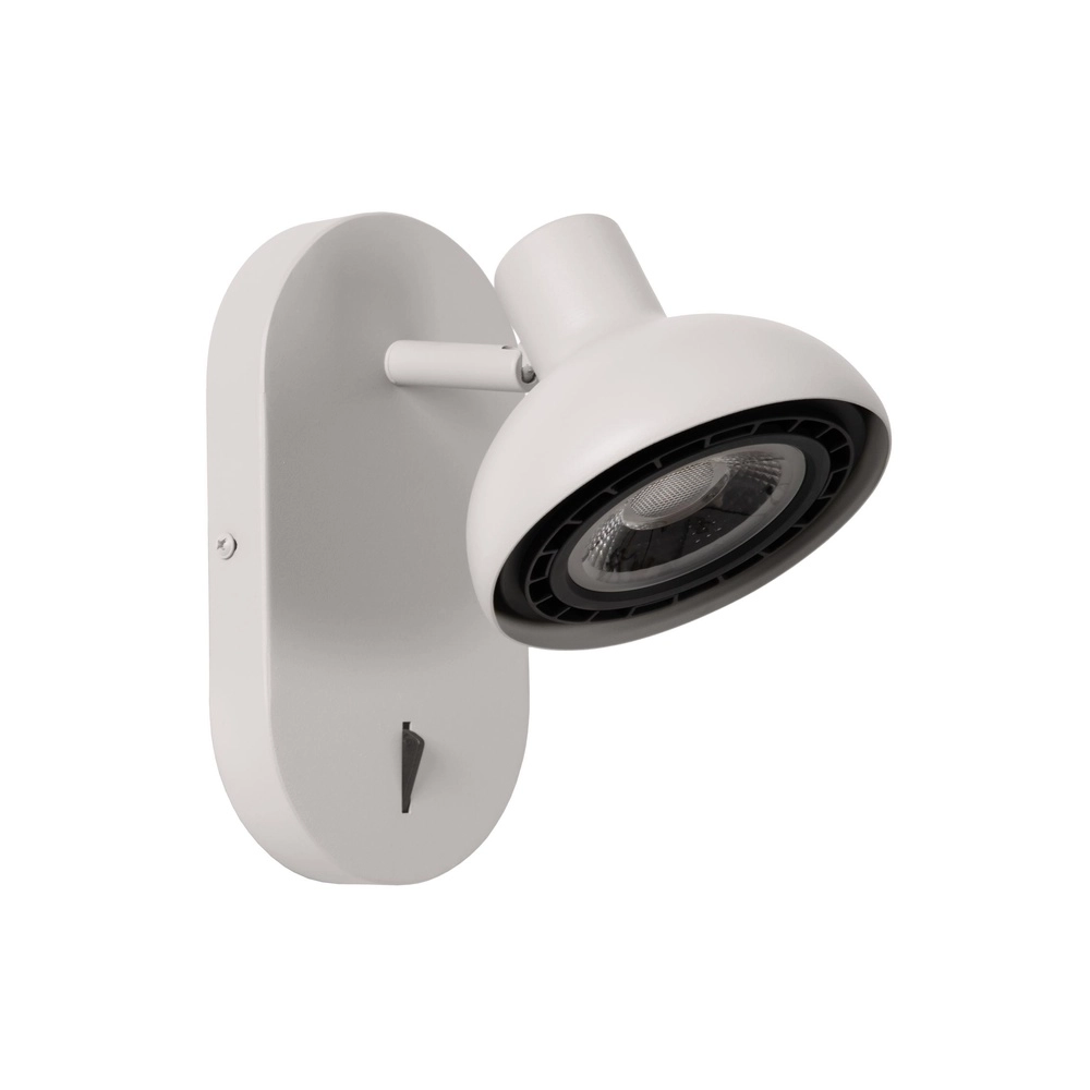 Nachttischlampe Sensas weißes Design GU10 ES111