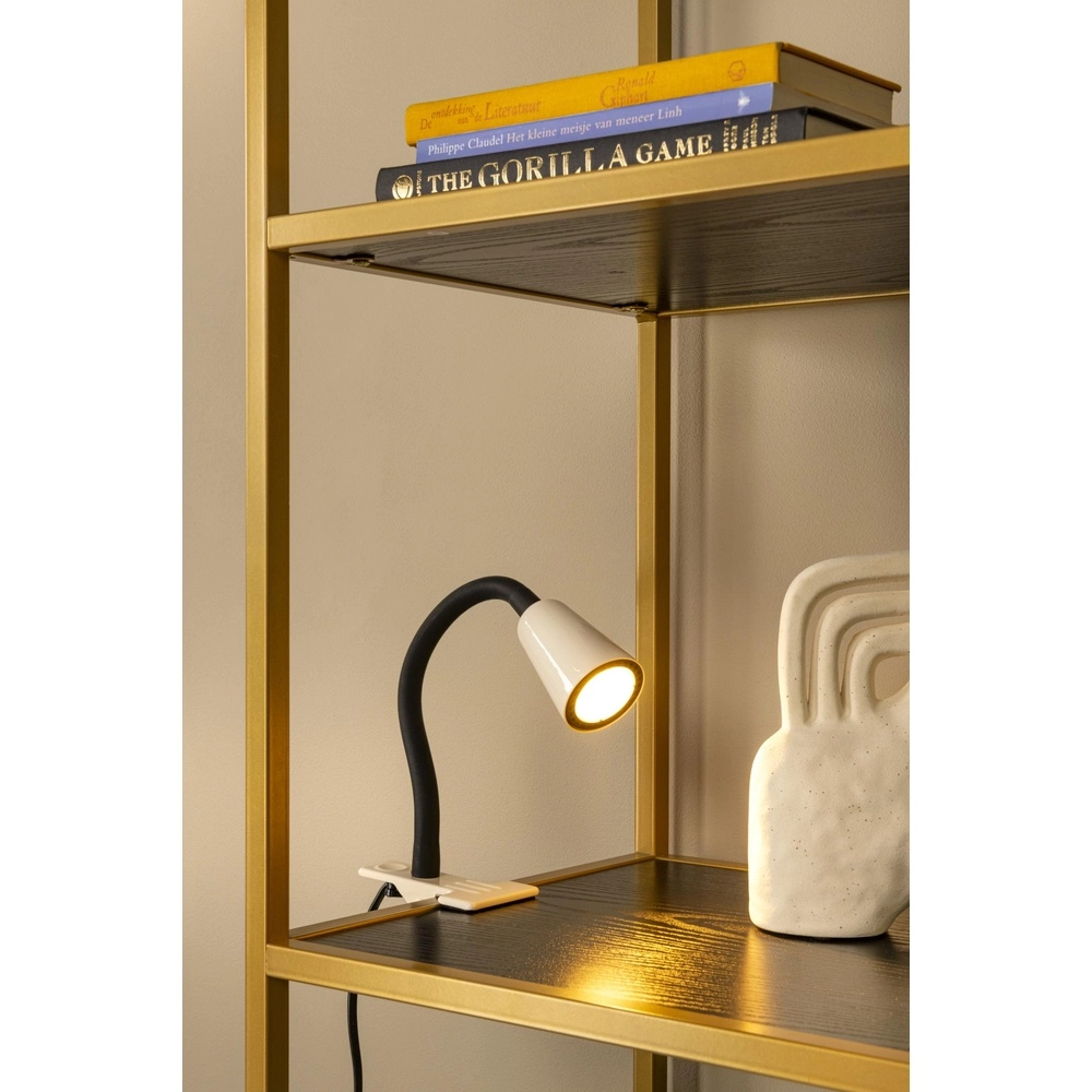 Klemmlampe Jasper Sandbraun Lucide 5411212650283