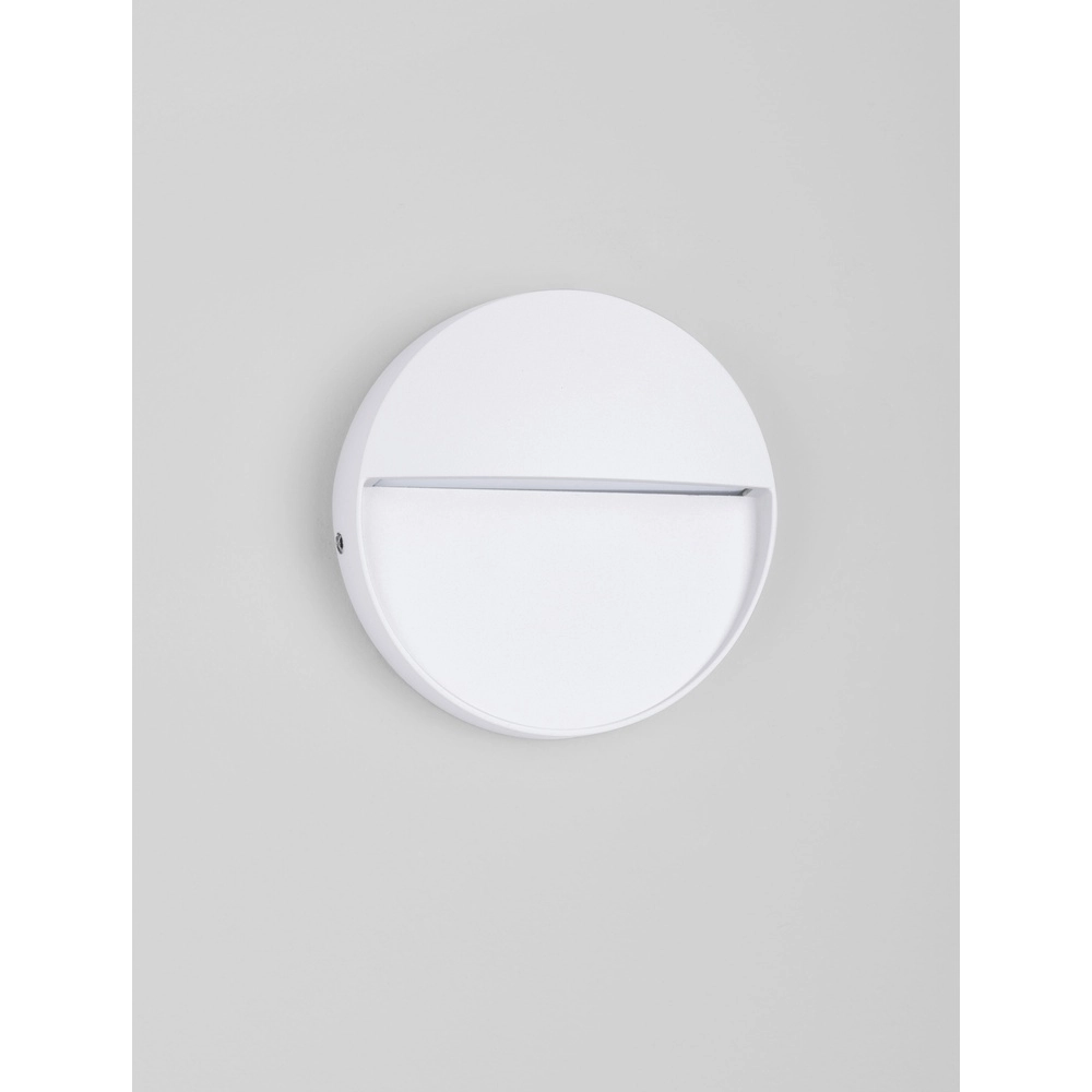 Runde Wandleuchte Toby Design Weiß Lyora 5212017453600