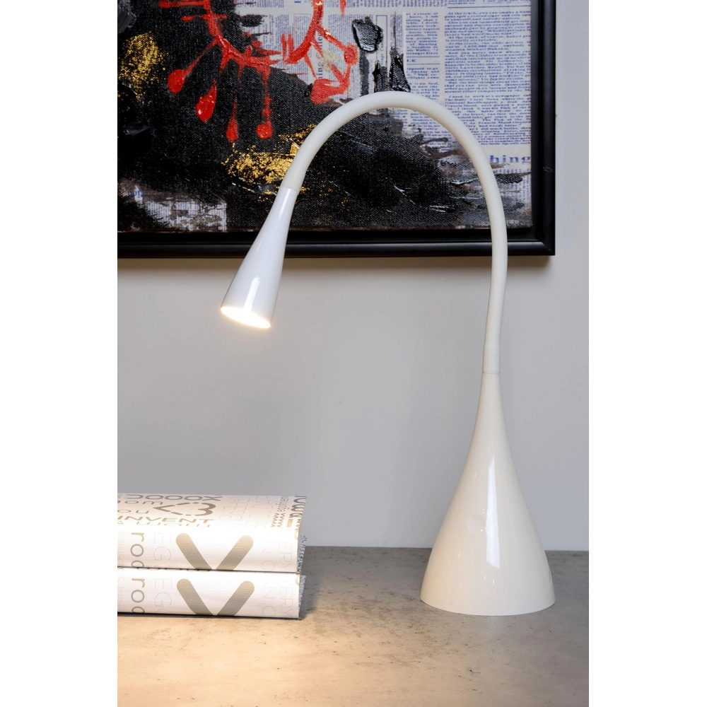 Schreibtischlampe Zozy Weiß