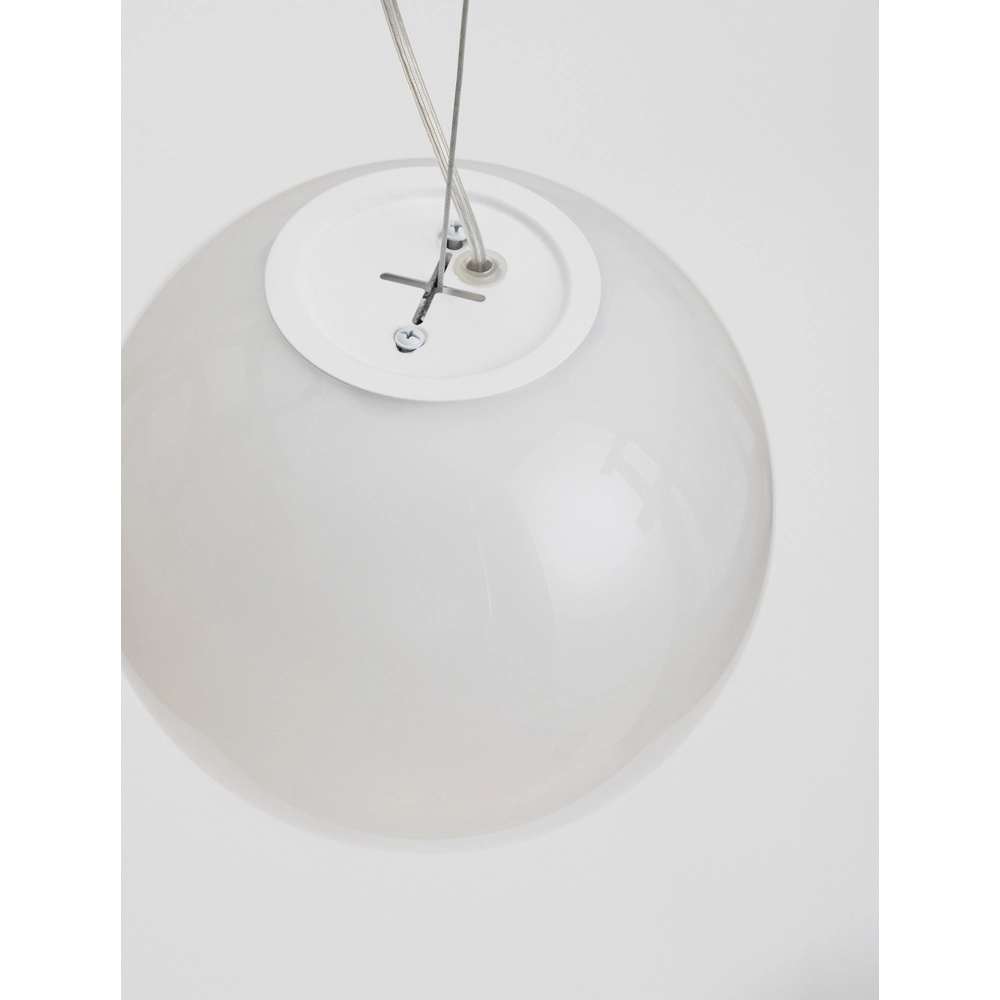 Weiße Pendelleuchte Bolita Glühbirne Ø 20cm Lyora 5212017483560