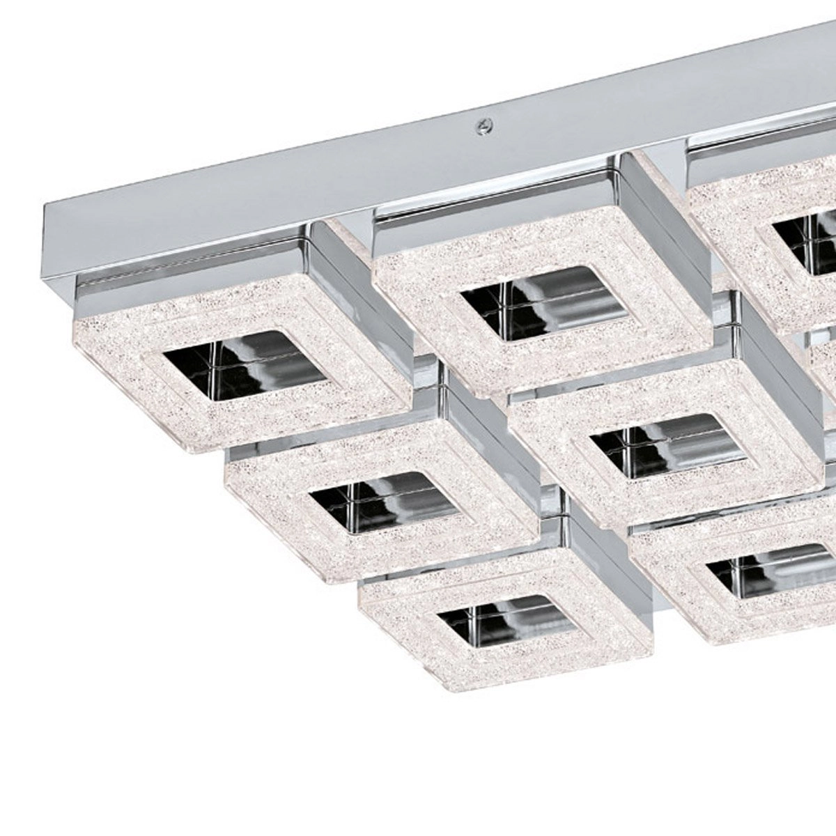 LED-Deckenlampe Fradelo 9x4W - 3000K - 44cm Chrom mit Kristall Eglo 9002759956585