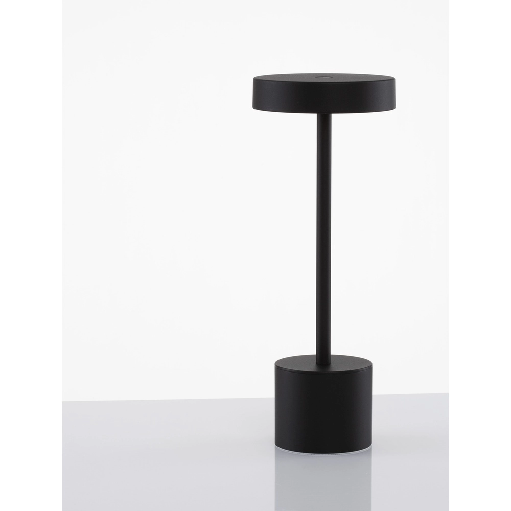 Design-Tischleuchte Fumo Wiederaufladbar Schwarz Lyora 5212017434753