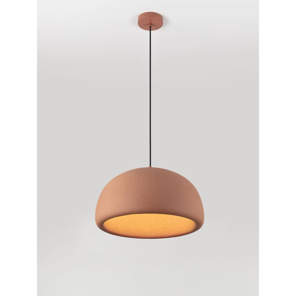 Moderne Pendellampe Davo Terrakotta Ø 43 cm Lyora 5212017495648
