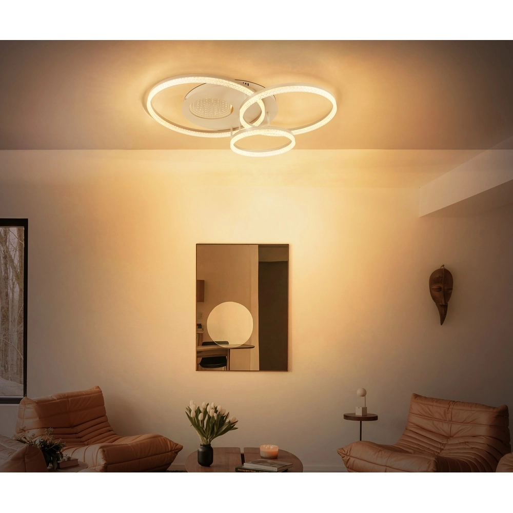 Deckenlampe sandbraun Sanford Runde Globo 9007371589739