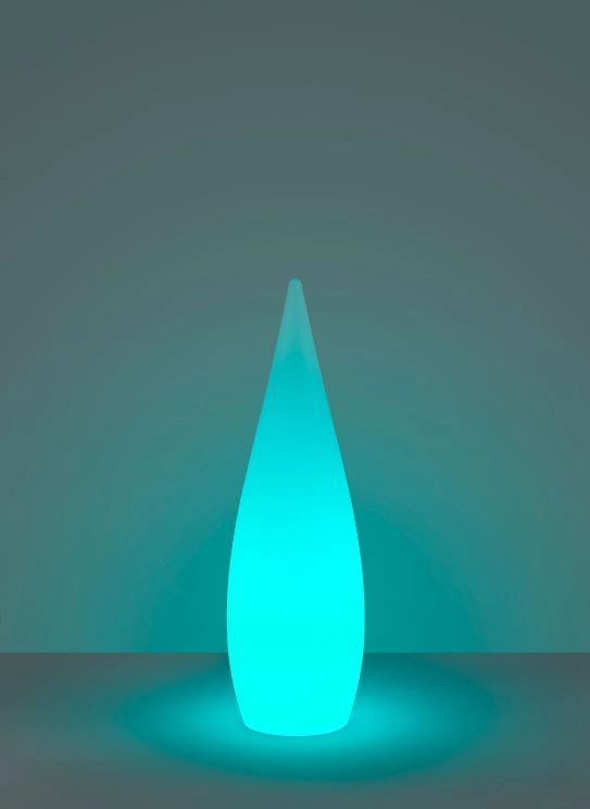 Wiederaufladbare Terrassenlampe Palmas 80 cm RGB Trio 4017807500295