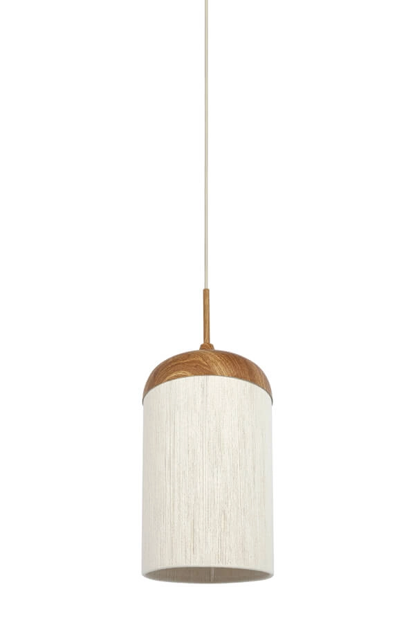 Pendelleuchte Dania heller Holzdruck Ø 27,5cm Light & Living 8717807743369