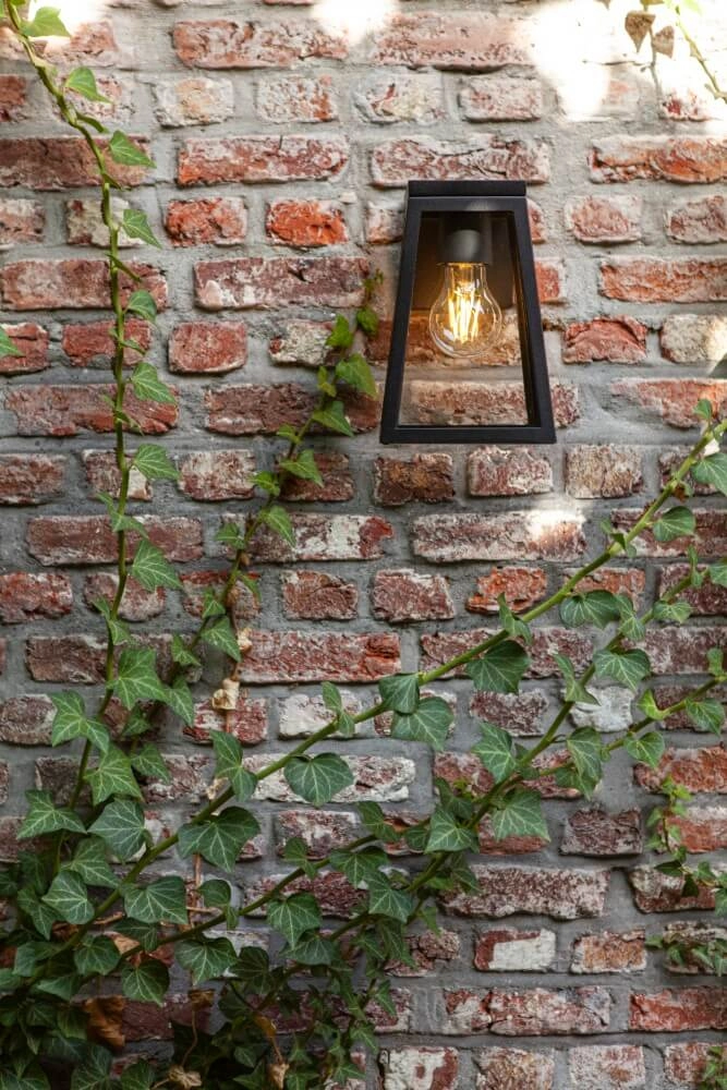 Design wall lamp Fia solar black Lutec 6939412014999