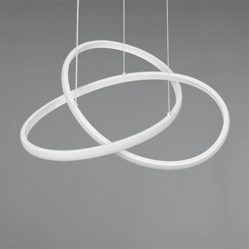 Design-Pendellampe Mansa Weiß Trio 4017807682151