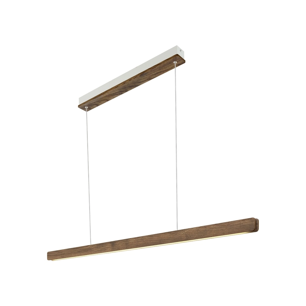 LED-Pendellicht mit Holzoptik Ilgas 