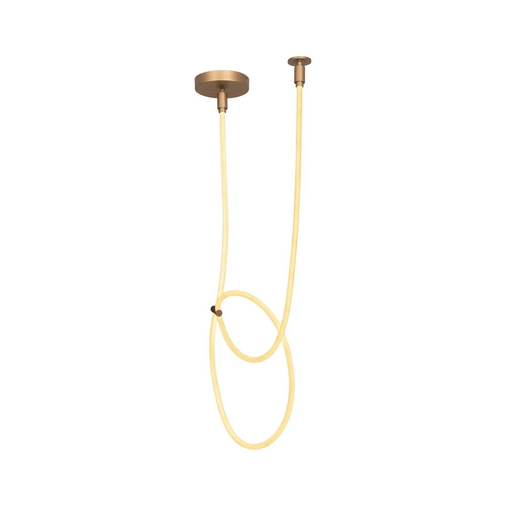 Einzigartige Deckenlampe Janderin 300 cm Champagner