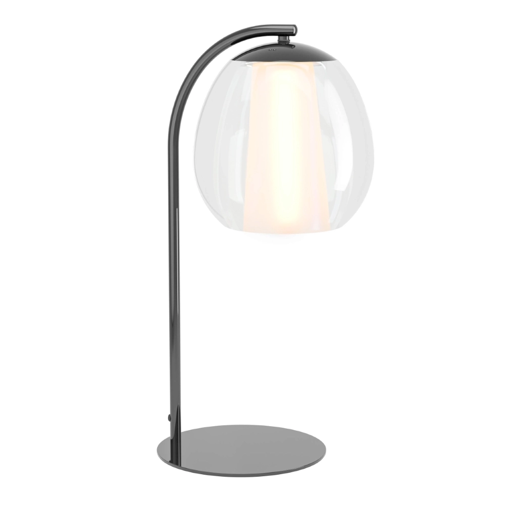 Design-Tischlampe Menorca grau